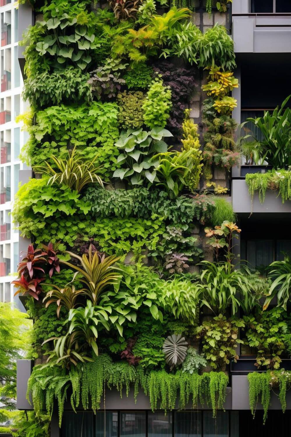 Jardines verticales: Una solución efectiva contra las altas temperaturas